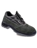 Zapatos de seguridad piel serraje perforada gris oscuro s1p src talla 41