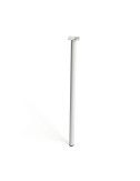 Pata cilíndrica de acero en color blanco mod.401g. medidas ø3x70cm 2-401g.700.01 rei
