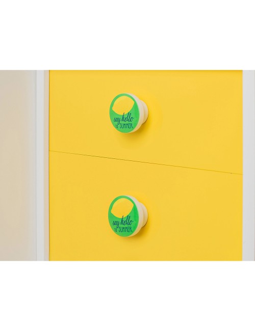 Blister con 4 pomos redondos para mueble fabricado en madera acabado decorativo mod. m11 ø38mm rei