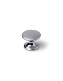 Blister con 4 pomos redondos para mueble fabricado en zamak acabado cromo mate mod.756 ø33mm rei