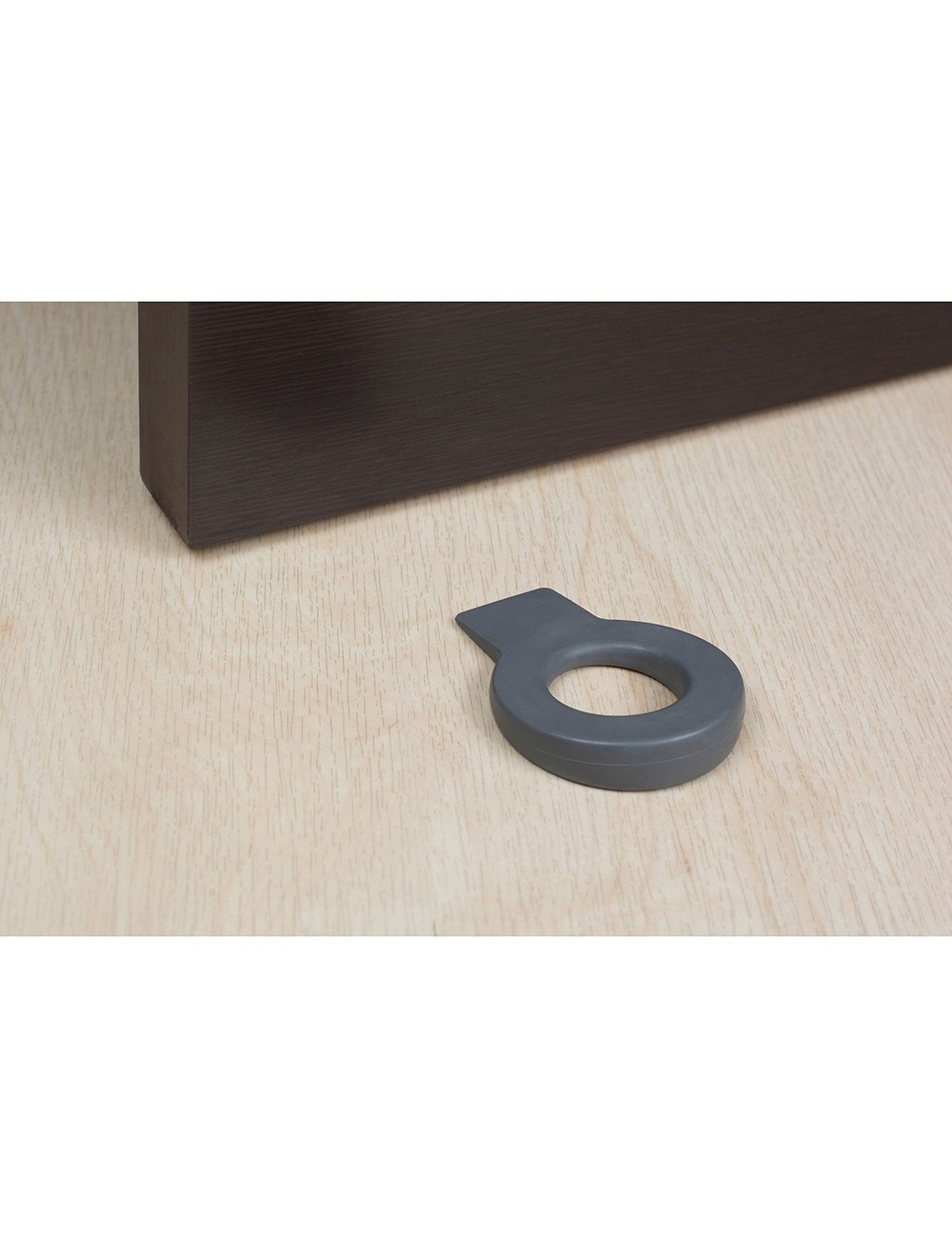 Retenedor de cuña para puerta colgable lock mod. 660 de plástico antracita. rei