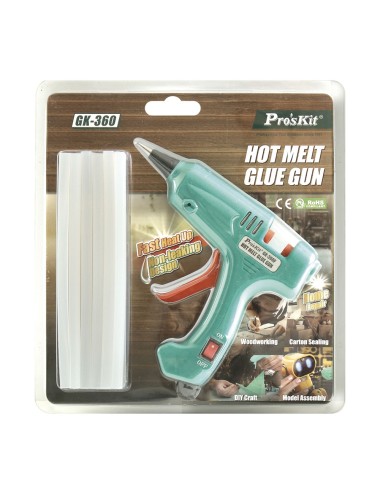 Pistola de pegamento por fusión 20 w barra de silicona de ø7 - 7,5 mm