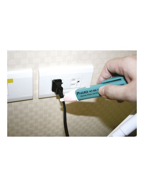 Detector tensión sin contacto y buscapolos cativ 1000v tesnt306 proskit