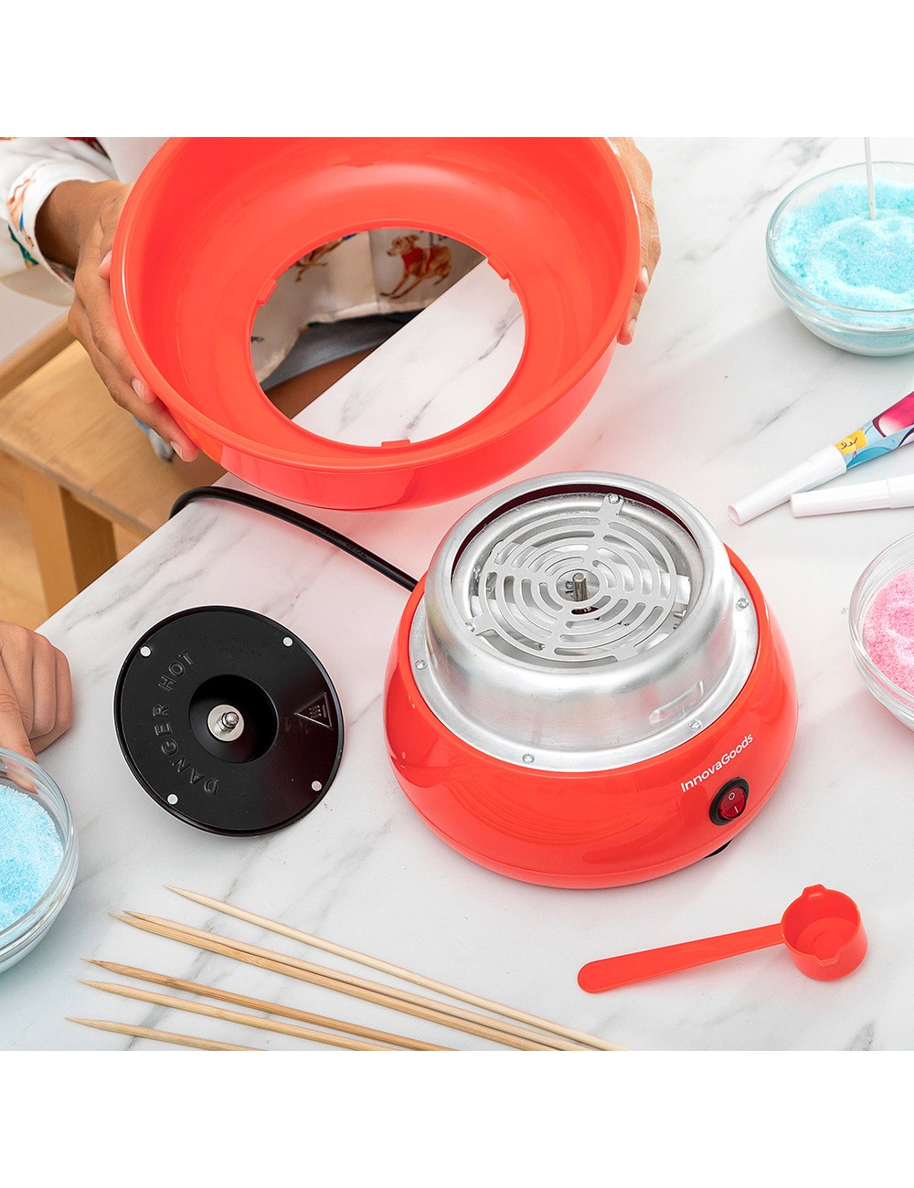 Máquina de algodón de azucar 400 w