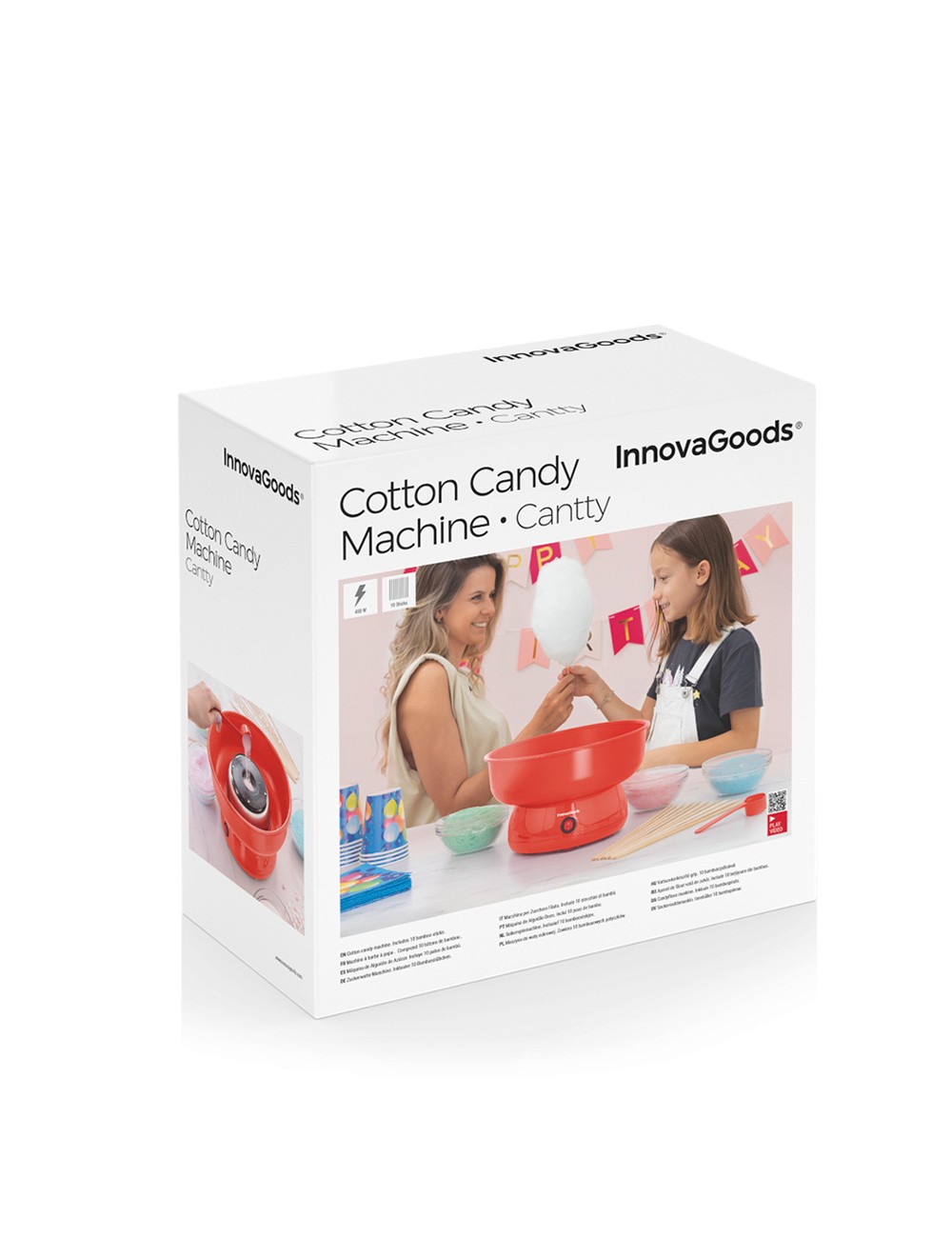 Máquina de algodón de azucar 400 w