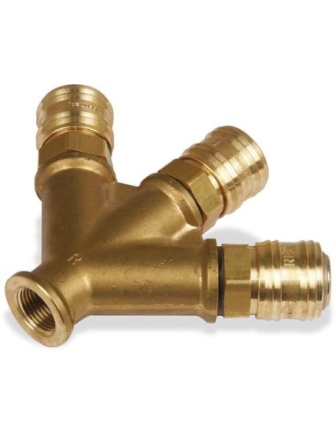 DISTRIBUIDOR TRIPLE 3/8 CON ACOPLE DISTRIBUIDOR TRIPLE 3\8 CON ACOPLE