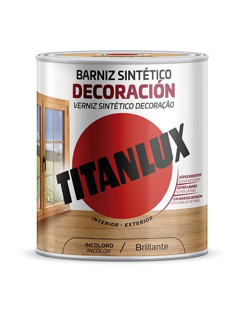 Barniz sintético decoración incoloro brillante 750 ml