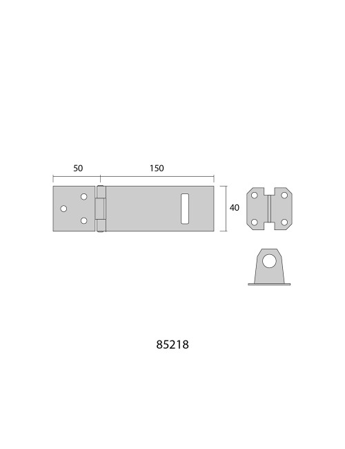 Portacandados de zinc 150mm