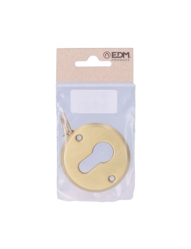 Bocallave redondo 60 mm europ. latón