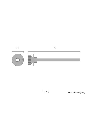 Seguro de persiana negro