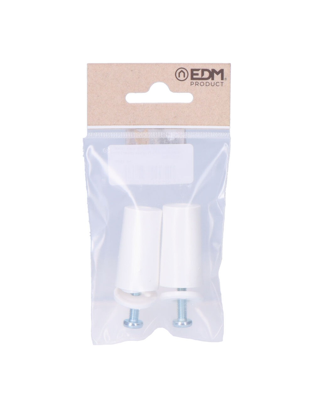 Topes para persiana blanco 40 mm largo, 2 unidades