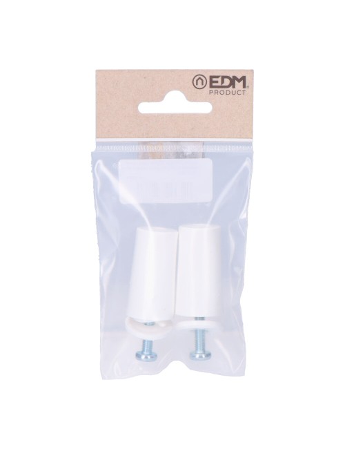 Topes para persiana blanco 40 mm largo, 2 unidades