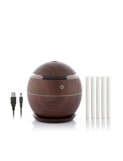 Humidificador difusor de aromas dark walnut