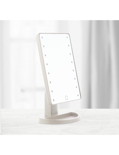 Espejo led táctil de sobremesa