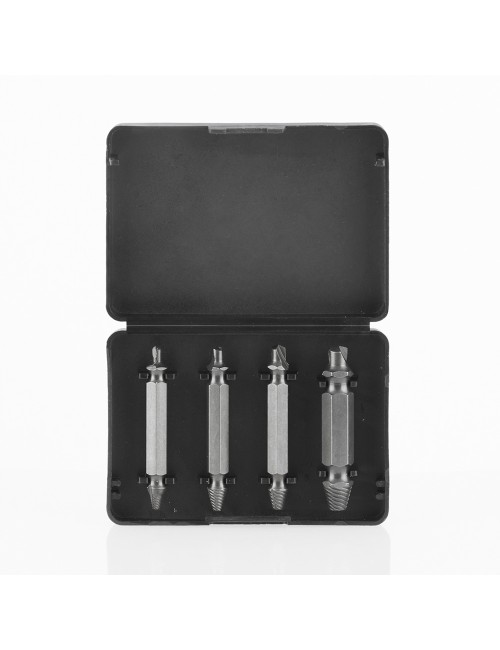 Brocas para extraer tornillos dañados, pack 4 uds