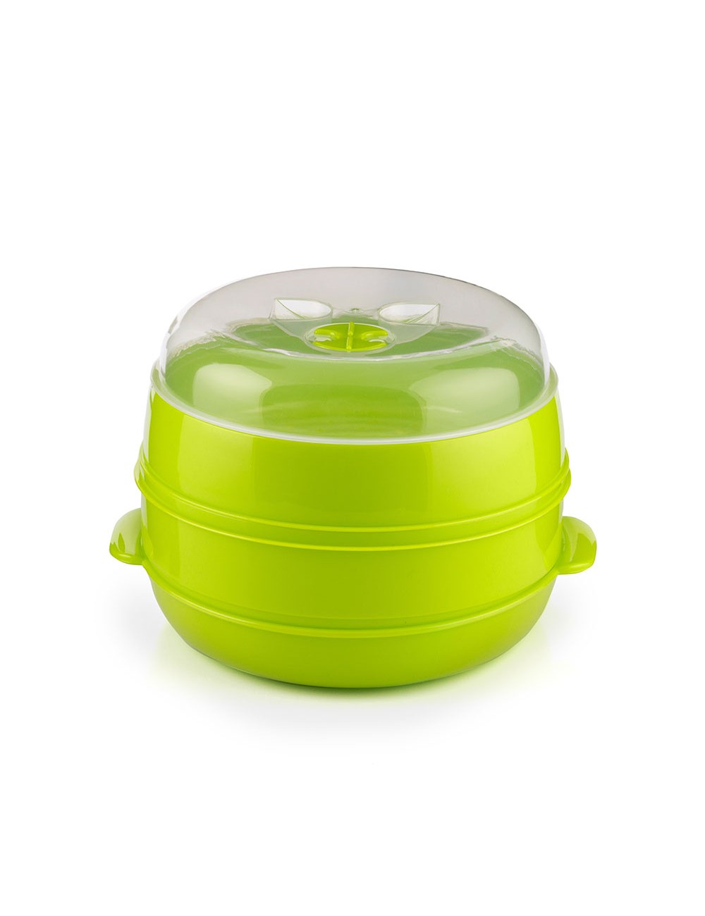 Vaporera doble para microondas fresh ø22 x 12/17 cm