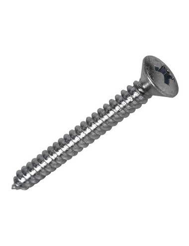 Caja m 10 unid. tornillo rosca chapa cp cinc 4,8x32mm fadix