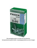 Caja s 14 unid. tornillo metrica cp m 3x20mm fadix