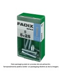 Caja s 8 unid. tornillo metrica cp m 5x25mm fadix