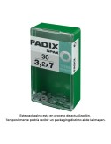 Caja s 30 unid. arandela plana cinc 3,2x7mm fadix