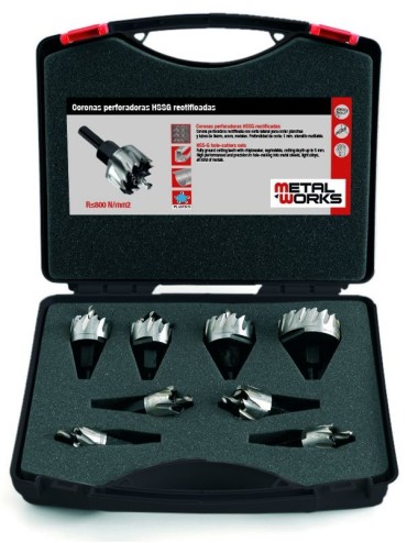 JGO CORONAS PERFORADORAS MWCP6 - 16-30 6PZ JGO CORONAS PERFORADAS HSS 6P