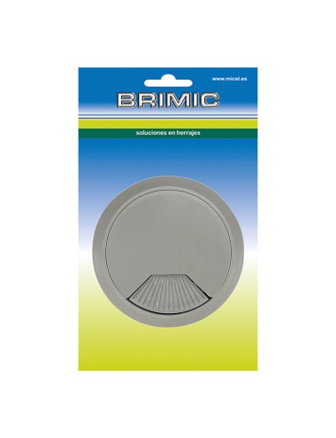 Tapón pasacables tpc01 ø60 x 22 mm gris, blister