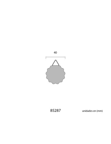 Pack 5 uds. anilla adhesiva para cuadros