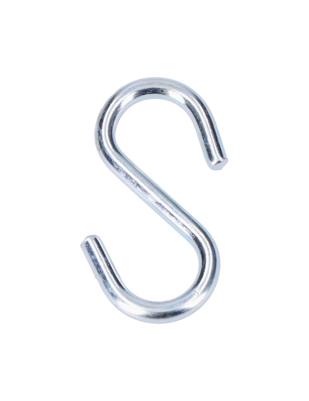 Gancho en forma de s 50 mm zincado, 3 uds