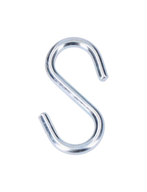 Gancho en forma de s 50 mm zincado, 3 uds