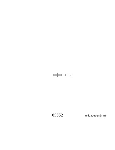 Pack 16 uds. porta-estante de hierro redondo n 5 negro