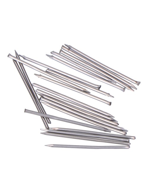 Punta aguja acero para tapeta 2,5 cm, pack 100 uds