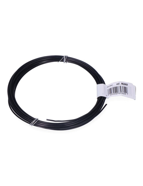 Alambre aluminio negro, calibre ø1,5 mm x 5 m