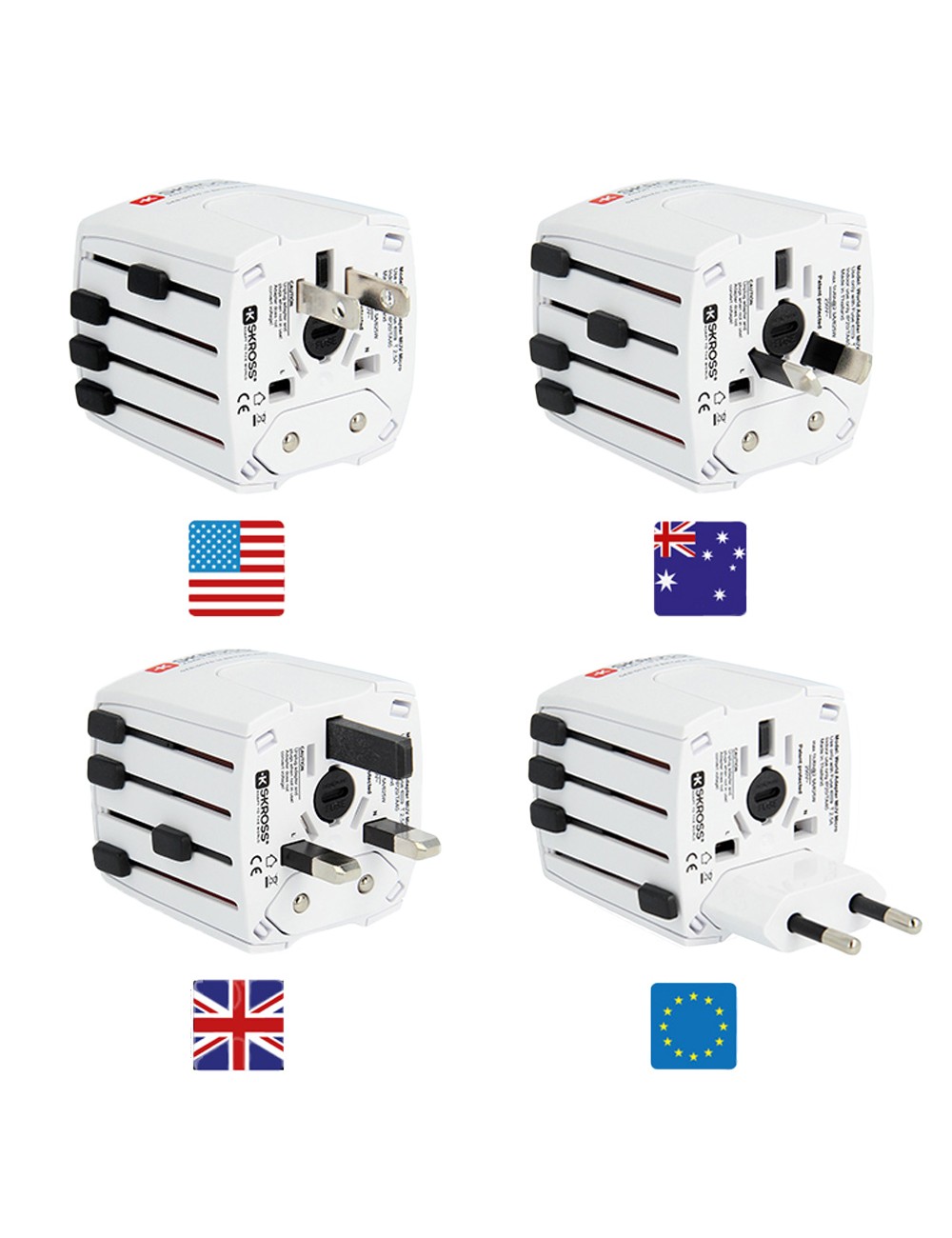 Multi adaptador de viaje skross 1302180