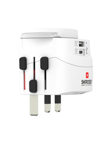 Set 2 multi adaptadores de viaje skross 1302472