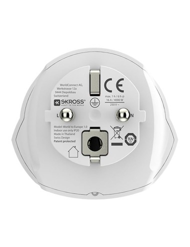 Adaptador mundial a europa skross 1500211-e