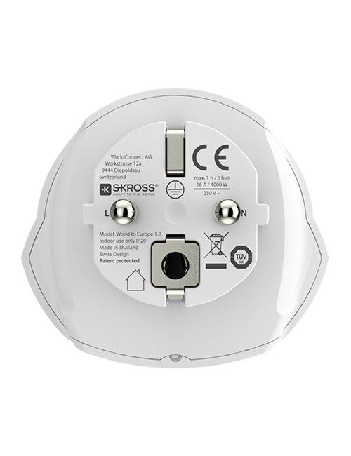 Adaptador mundial a europa skross 1500211-e