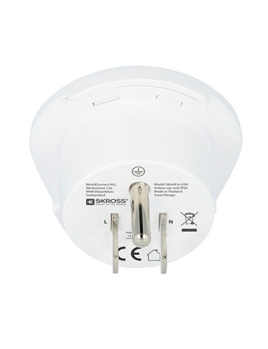 Adaptador mundial a estados unidos skross 1500221-e