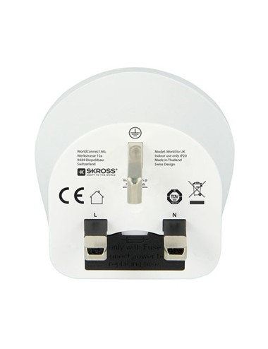 Adaptador mundial a reino unido skross 1500225-e