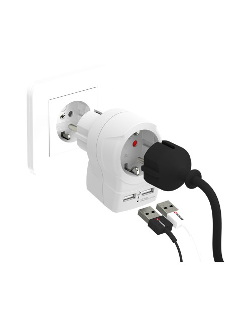 Adaptador europeo usb skross 1500282