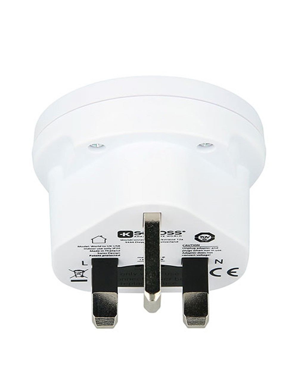 Adaptador mundial a reino unido con usb skross 1500267