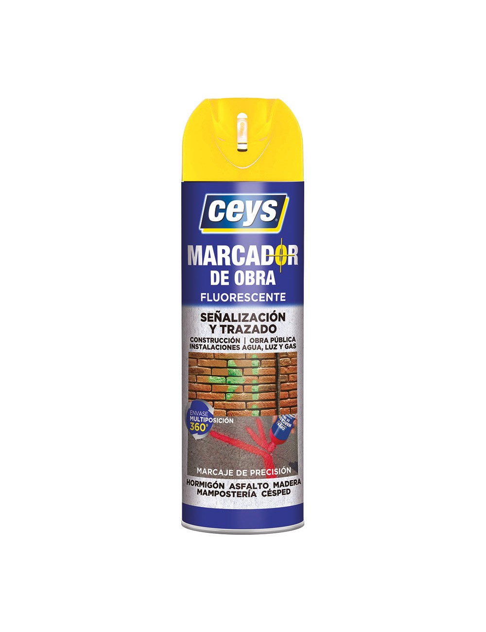 Marcador obra amarillo 500 ml