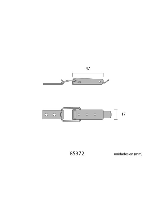 Cierre leva pequeño