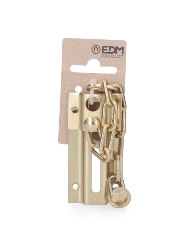 Cadena seguridad hierro latonado