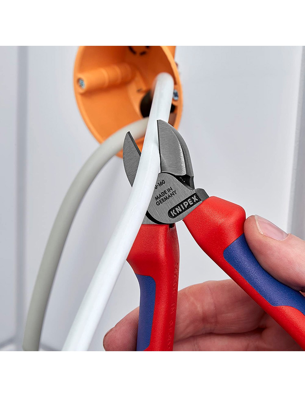 Alicates de corte diagonal 165 x 53 x 21 mm