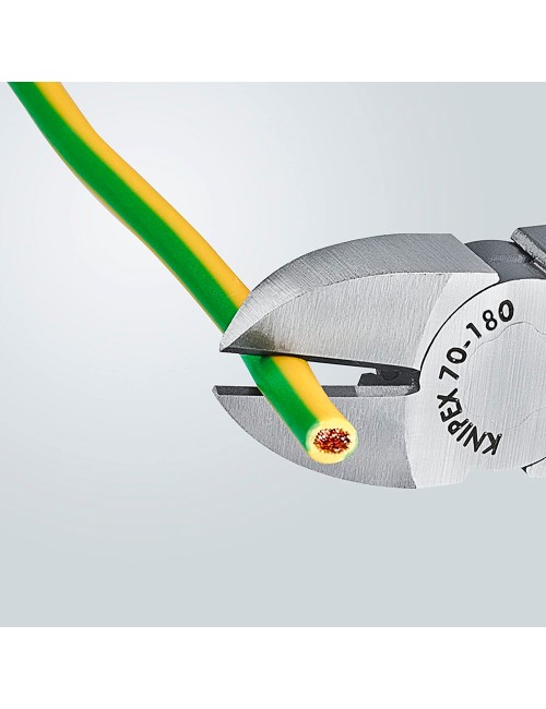 Alicates de corte diagonal 185 x 54 x 22 mm