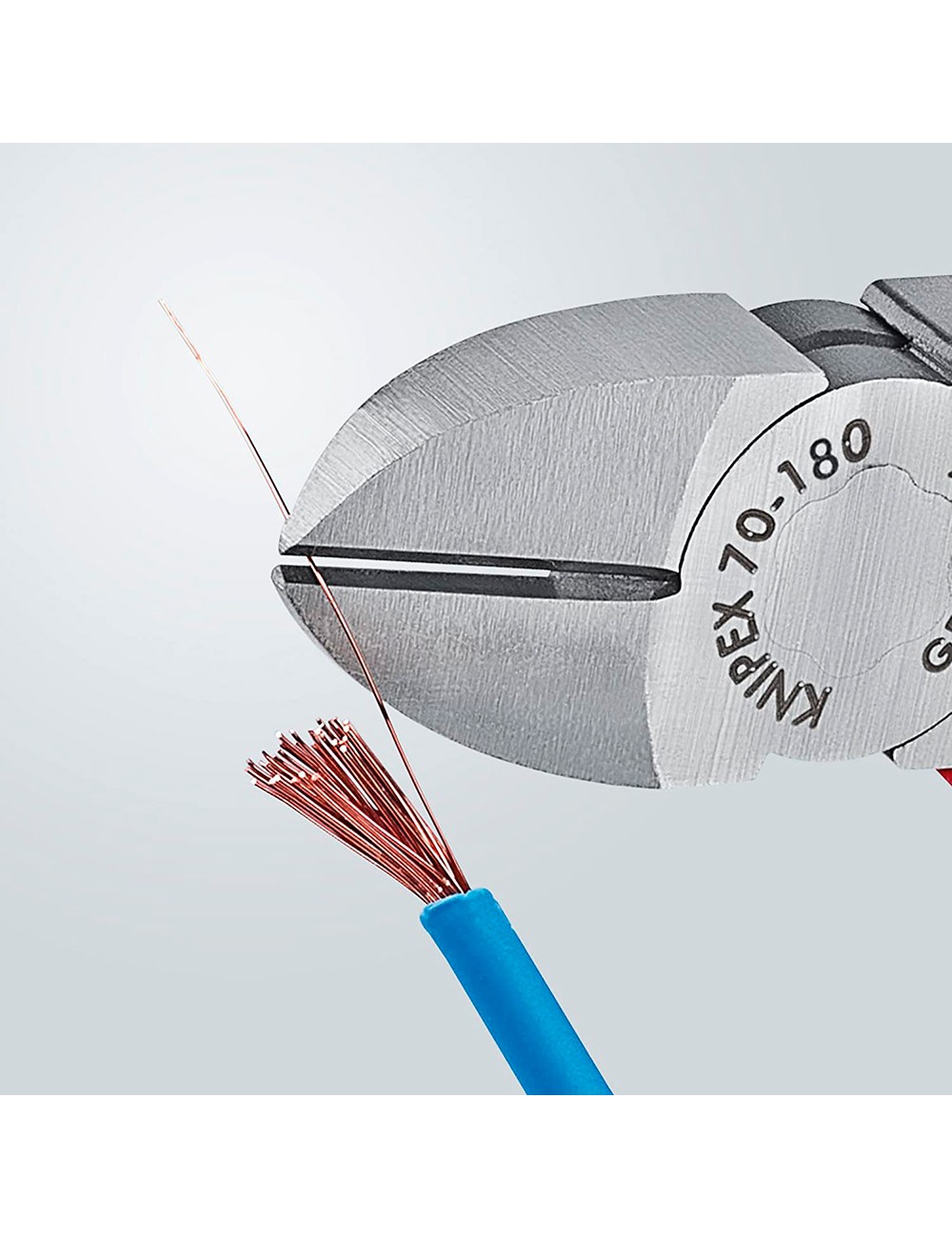 Alicates de corte diagonal 185 x 54 x 22 mm