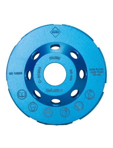 Muela desbaste doble corona para hormigón ø100 mm