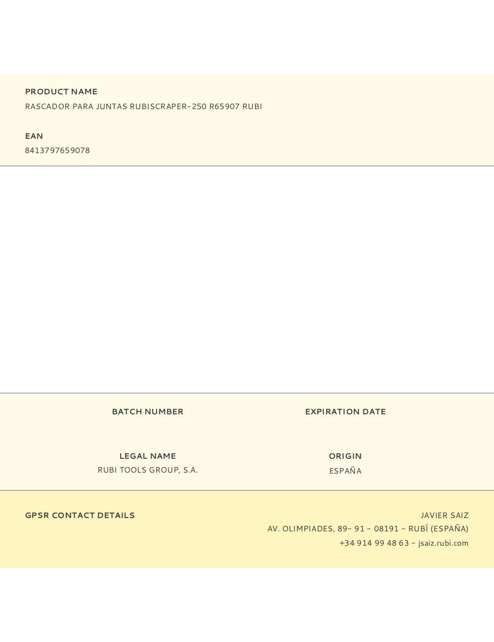 Rascador para juntas rubiscraper-250