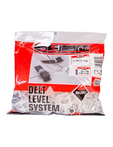 Brida 3-12mm 1,5mm delta level system (b-100 unid.) r2840 rubi