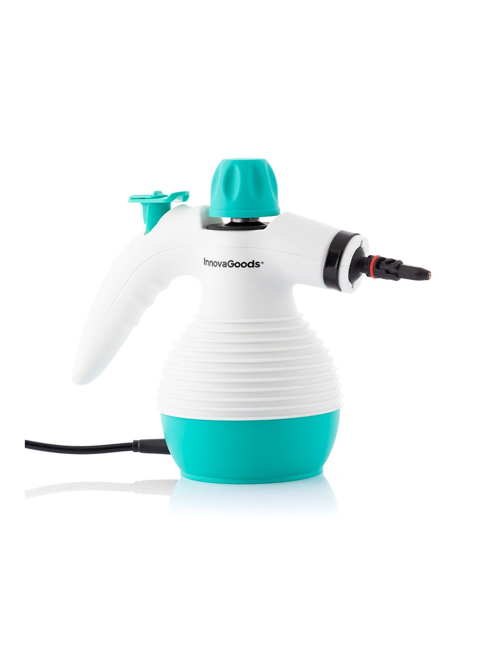 Vaporeta de mano multiusos con accesorios 9 en 1 steany 0,35 l 3 bar 1000 w